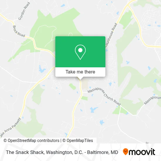 The Snack Shack map