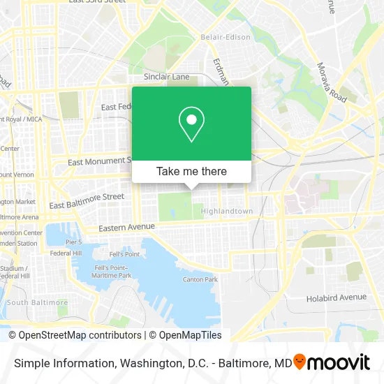 Simple Information map