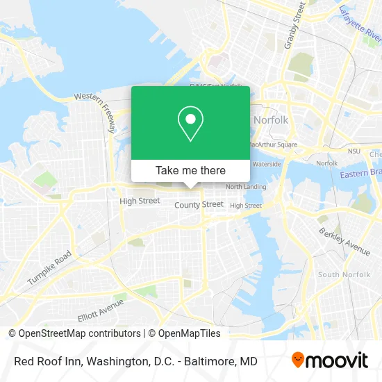 Red Roof Inn map