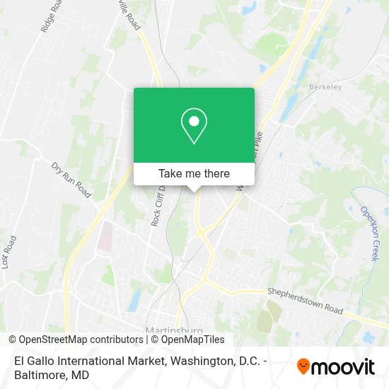 El Gallo International Market map