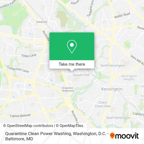 Quarantine Clean Power Washing map
