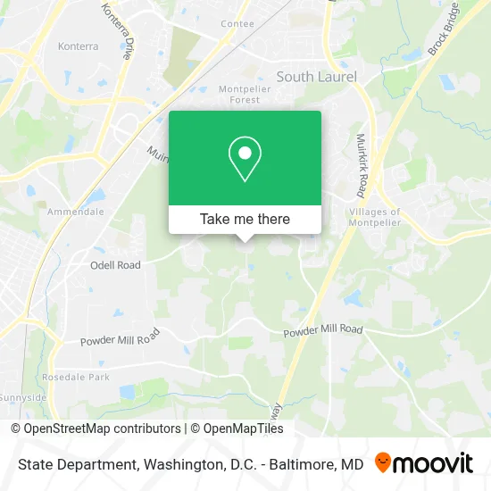 State Department map