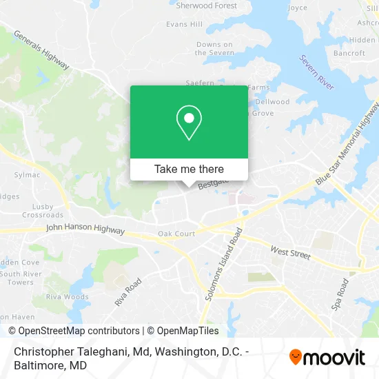 Christopher Taleghani, Md map