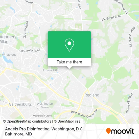 Angels Pro Disinfecting map