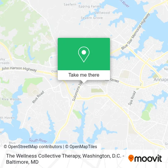 The Wellness Collective Therapy map