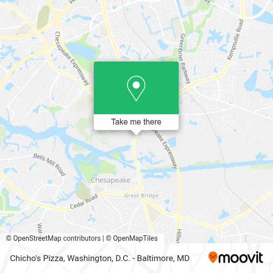 Chicho's Pizza map