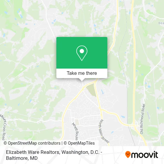 Elizabeth Ware Realtors map