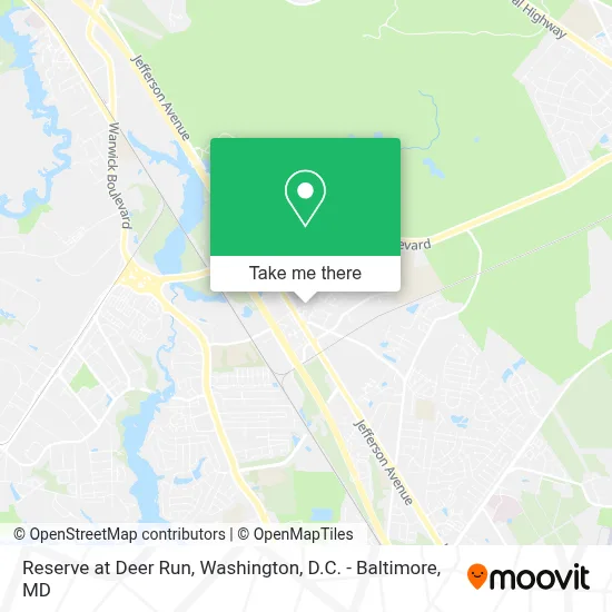 Reserve at Deer Run map