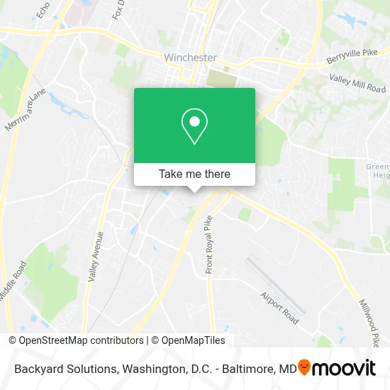 Backyard Solutions map
