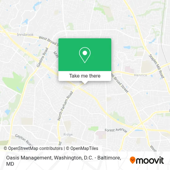 Oasis Management map