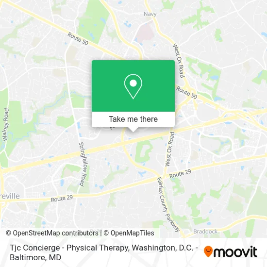 Tjc Concierge - Physical Therapy map