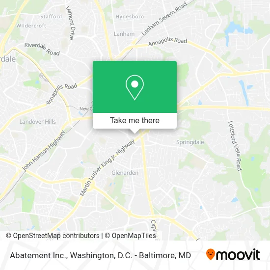 Abatement Inc. map