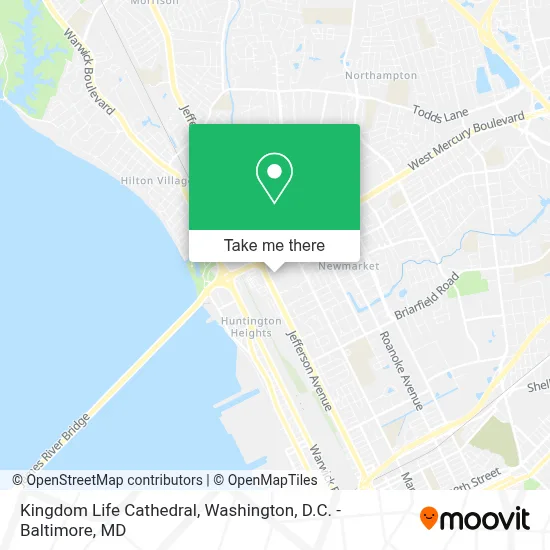 Kingdom Life Cathedral map