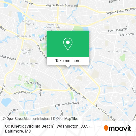 Qc Kinetix (Virginia Beach) map