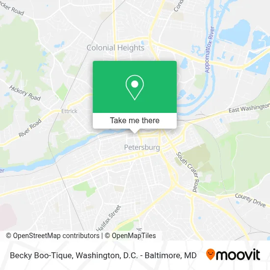 Becky Boo-Tique map