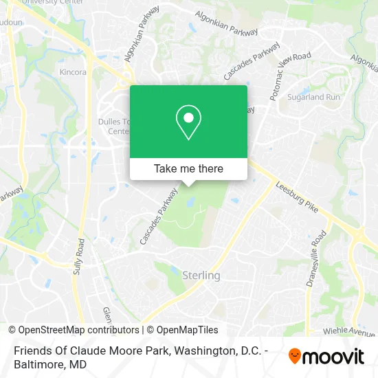 Friends Of Claude Moore Park map