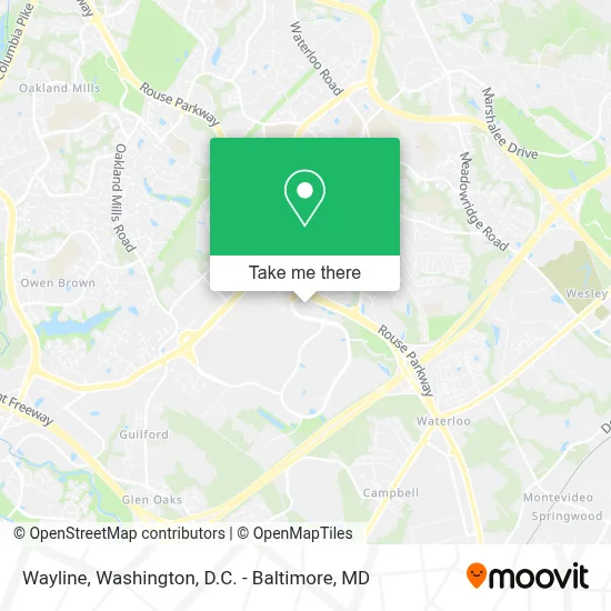Wayline map