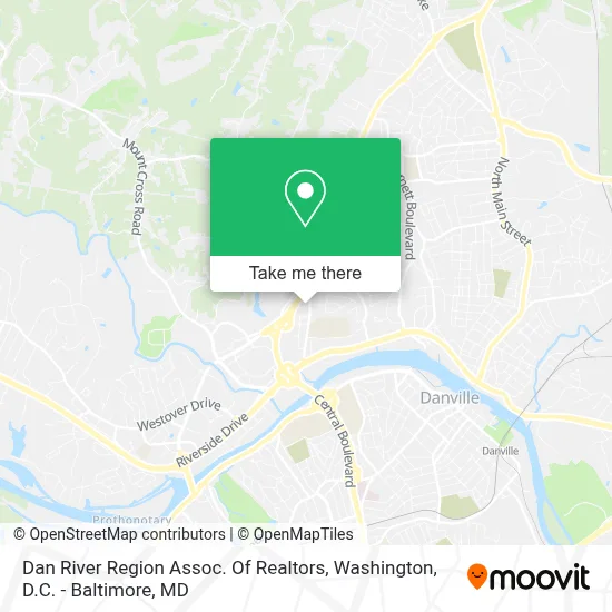 Dan River Region Assoc. Of Realtors map