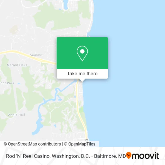 Rod 'N' Reel Casino map