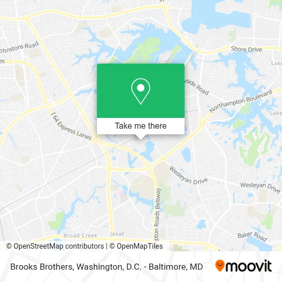 Brooks Brothers map