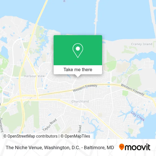 The Niche Venue map