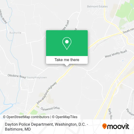 Dayton Police Department map