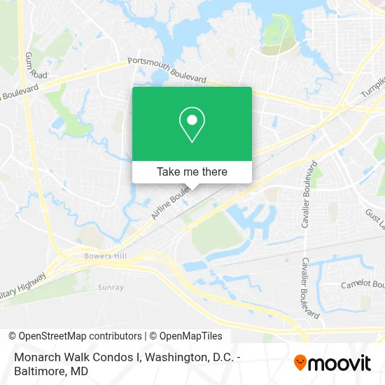 Monarch Walk Condos I map