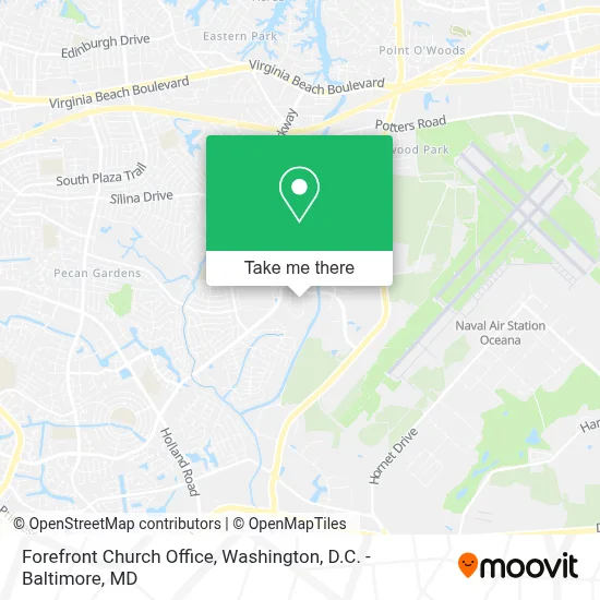 Forefront Church Office map