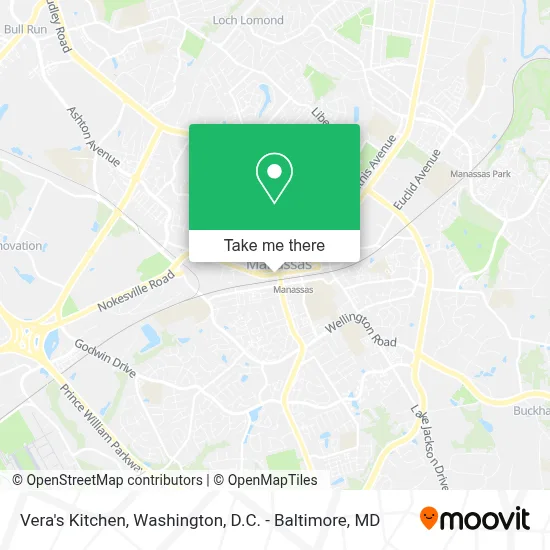 Vera's Kitchen map