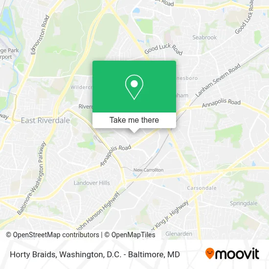 Horty Braids map