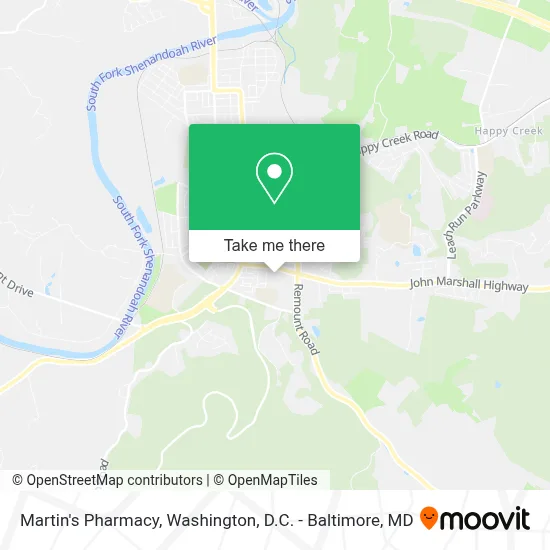 Martin's Pharmacy map