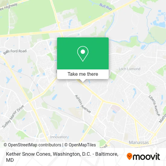 Kether Snow Cones map