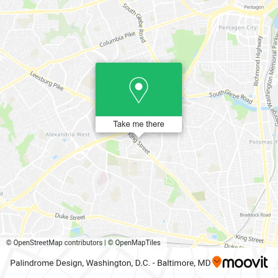 Palindrome Design map