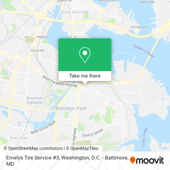 Emelys Tire Service #3 map