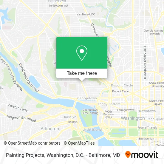 Painting Projects map
