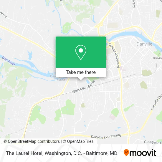 The Laurel Hotel map