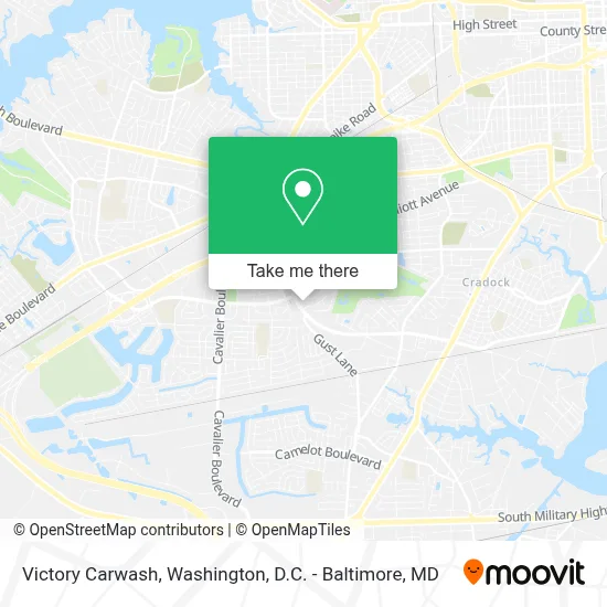 Victory Carwash map