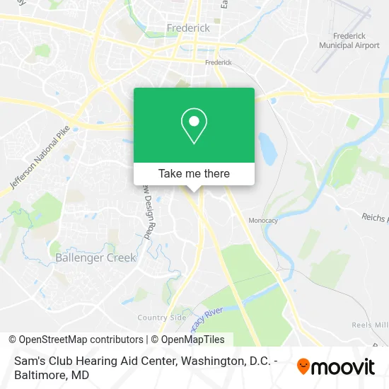 Sam's Club Hearing Aid Center map