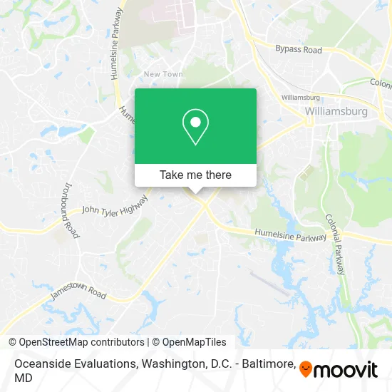 Oceanside Evaluations map