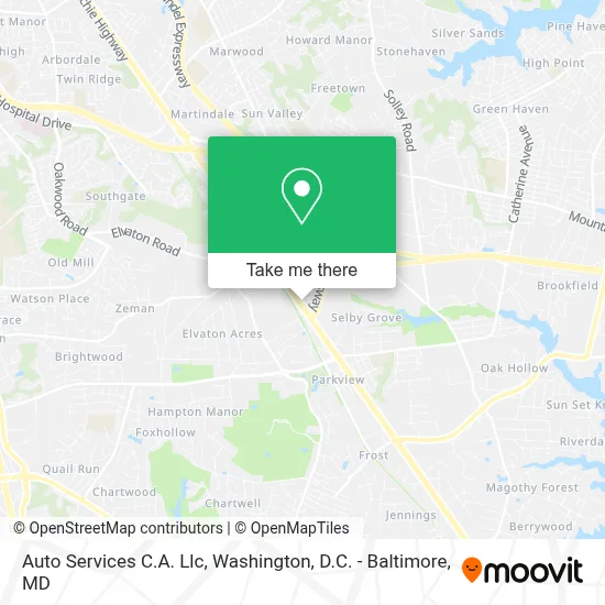 Auto Services C.A. Llc map