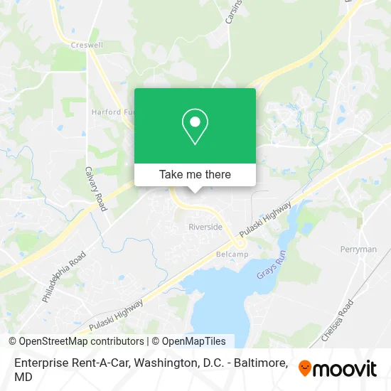 Enterprise Rent-A-Car map