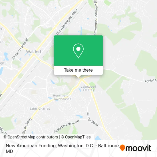 New American Funding map