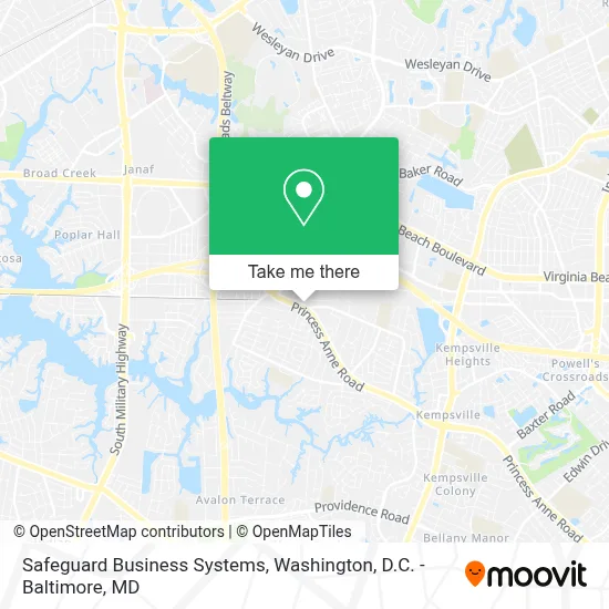Safeguard Business Systems map