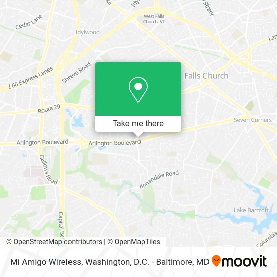Mi Amigo Wireless map