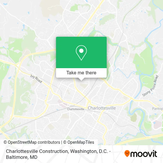 Charlottesville Construction map