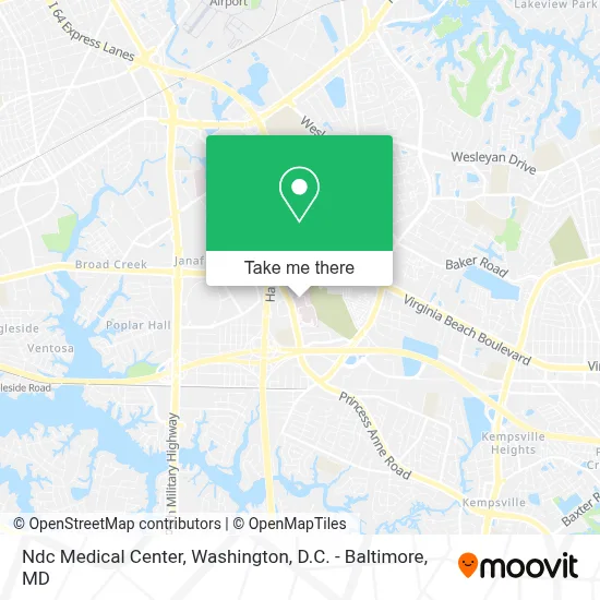 Ndc Medical Center map