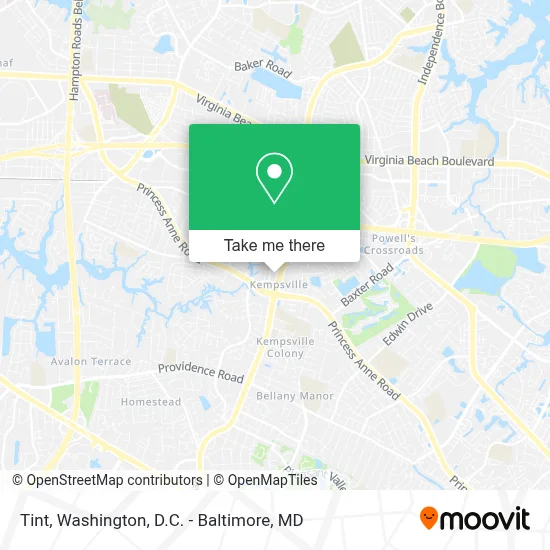 Tint map