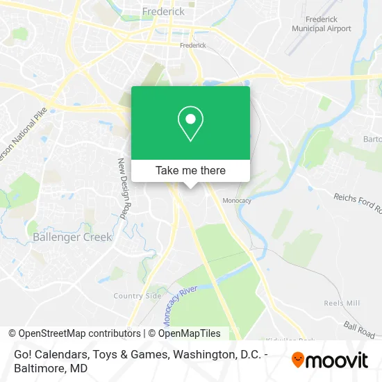 Go! Calendars, Toys & Games map