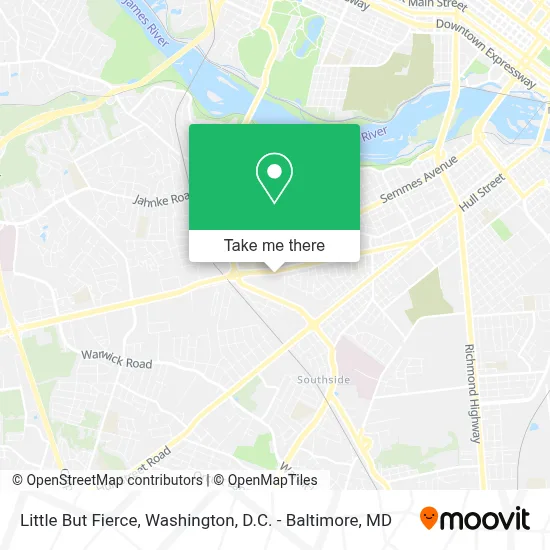 Little But Fierce map