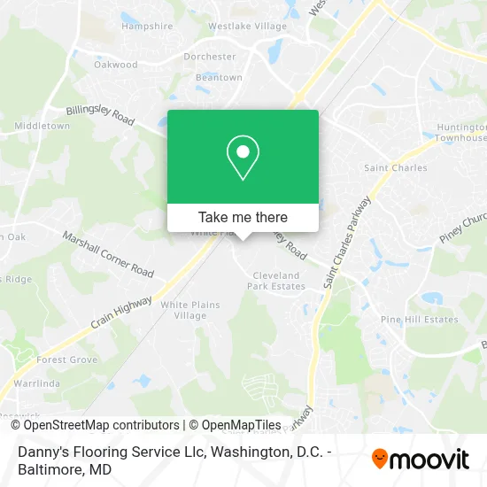Danny's Flooring Service Llc map